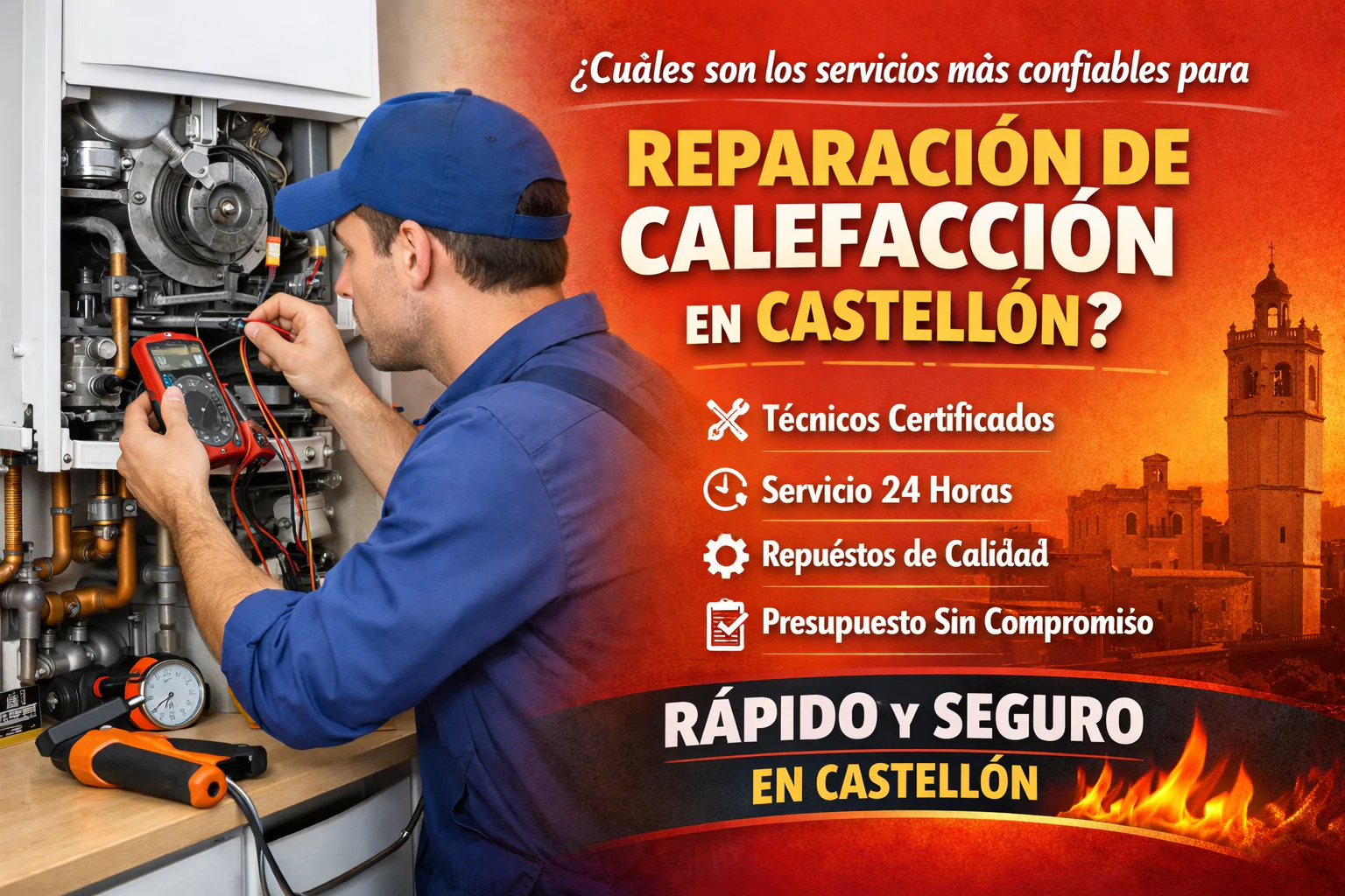 Cuales son los servicios mas confiables para reparacion de calefaccion en Castellon - Reparaci&oacute;n Primeras Marcas