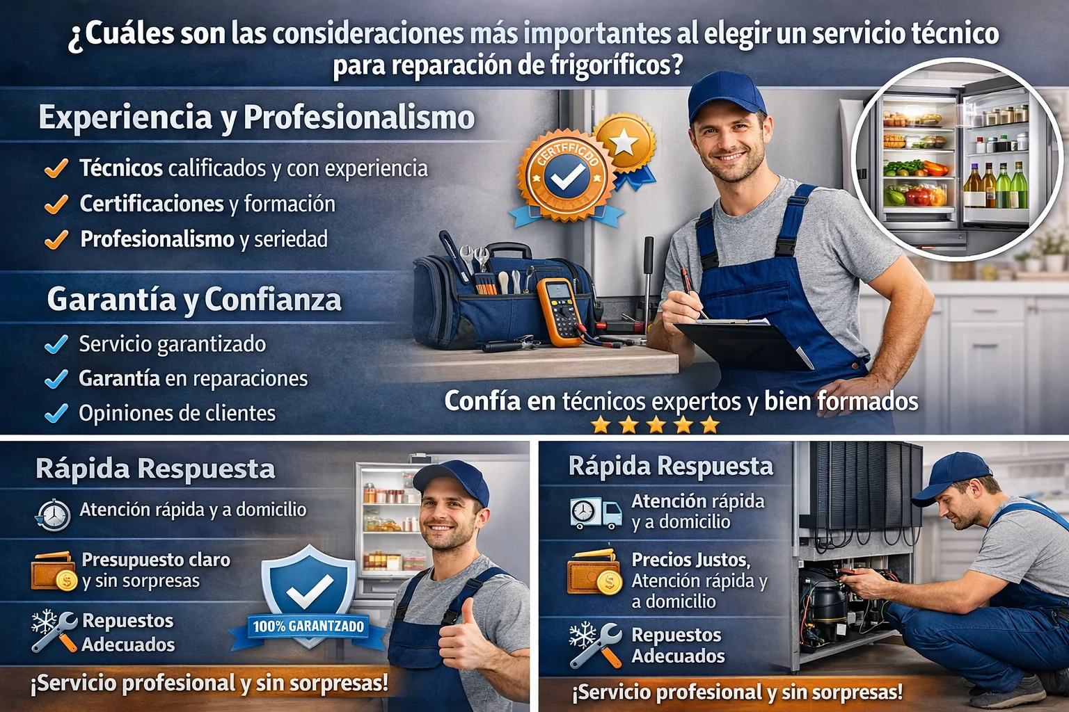 ¿Cuáles son las consideraciones más importantes al elegir un servicio técnico para reparación de frigoríficos? Consideraciones clave para reparar frigorificos - ¿Cuáles son las consideraciones más importantes al elegir un servicio técnico para reparación de frigoríficos?