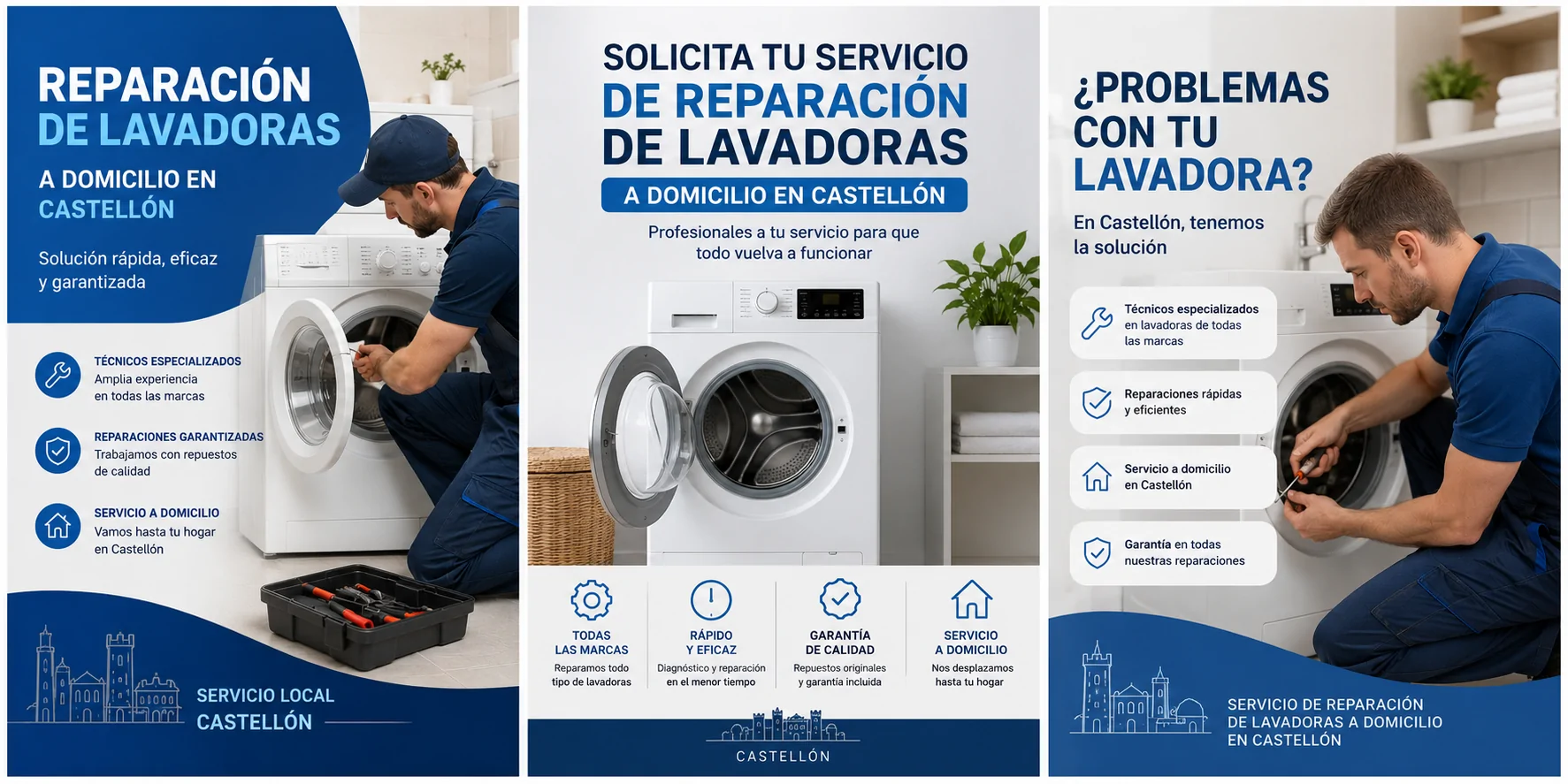 Solicitar servicio de reparación de lavadoras a domicilio en Castellón Solicitar servicio de reparacion de lavadoras a domicilio Castellon - Solicitar servicio de reparación de lavadoras a domicilio en Castellón