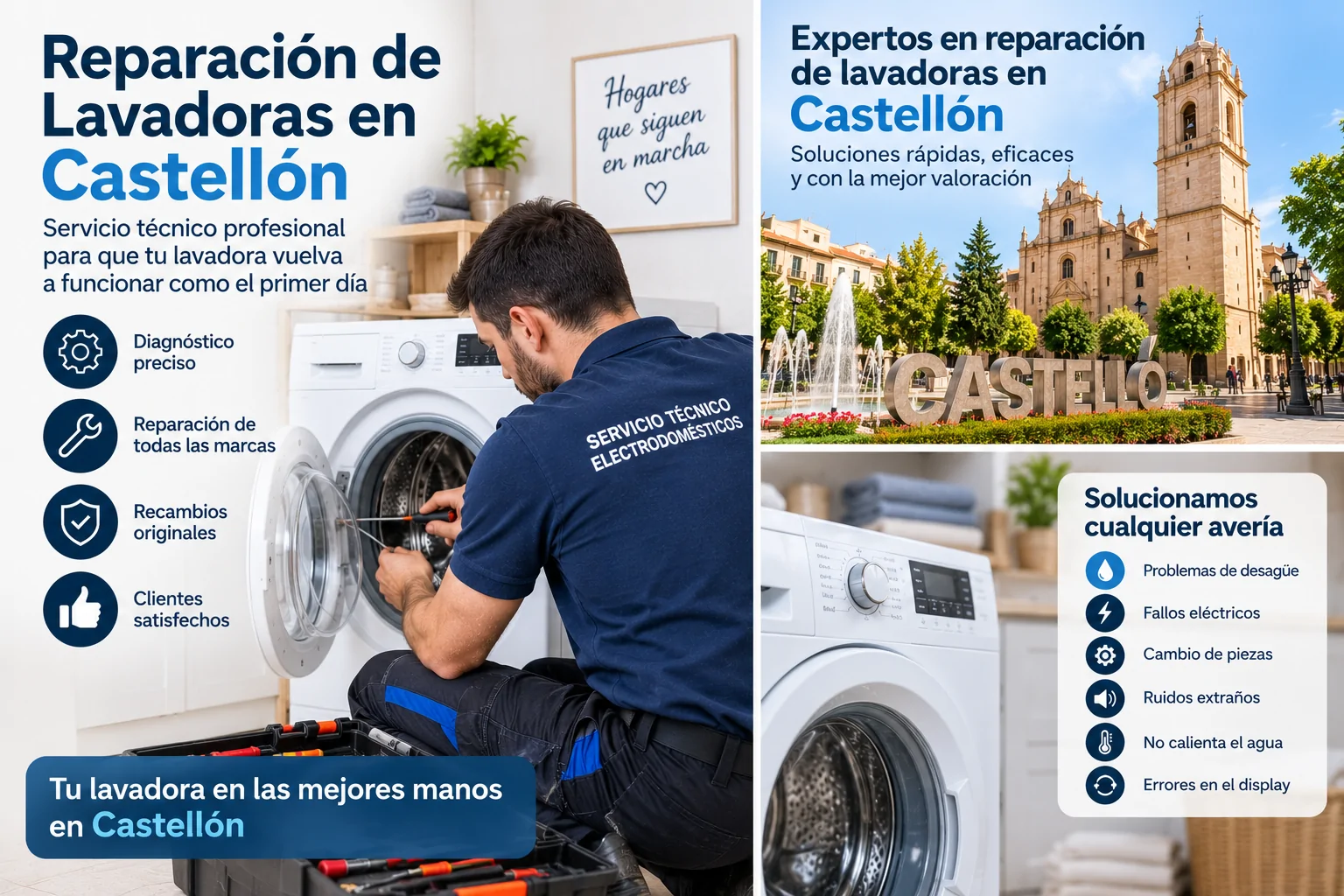 ¿Cuáles son los mejores servicios de reparación de lavadoras en Castellón? Cuales son los mejores servicios de reparacion de lavadoras - ¿Cuáles son los mejores servicios de reparación de lavadoras en Castellón?